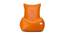 Chair Filled Bean Bag - Yellow (Orange, with beans Bean Bag Type, XXXL Bean Bag Size) by Urban Ladder - Front View Design 1 - 448983