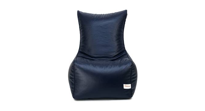 Chair Filled Bean Bag - Yellow (Navy Blue, with beans Bean Bag Type, XXXL Bean Bag Size) by Urban Ladder - Front View Design 1 - 448986