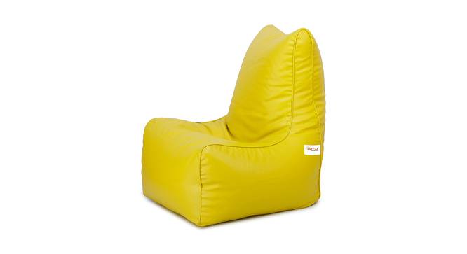 Chair Filled Bean Bag - Yellow (Yellow, with beans Bean Bag Type, XXXL Bean Bag Size) by Urban Ladder - Cross View Design 1 - 449008