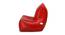 Chair Filled Bean Bag - Yellow (Red, with beans Bean Bag Type, XXXL Bean Bag Size) by Urban Ladder - Design 1 Side View - 449023