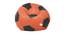 Football Filled (with beans Bean Bag Type, XXXL Bean Bag Size, Orange & Black) by Urban Ladder - Front View Design 1 - 449068