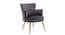 Jelena Lounge Chair (Grey) by Urban Ladder - Cross View Design 1 - 449364