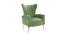 Nada Lounge Chair (Green) by Urban Ladder - Cross View Design 1 - 449367