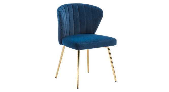 Mischa Lounge Chair (Blue) by Urban Ladder - Cross View Design 1 - 449369