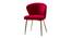 Mischa Lounge Chair (Red) by Urban Ladder - Cross View Design 1 - 449372