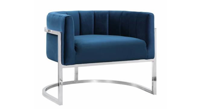 Sasheen Lounge Chair (Blue) by Urban Ladder - Cross View Design 1 - 449381