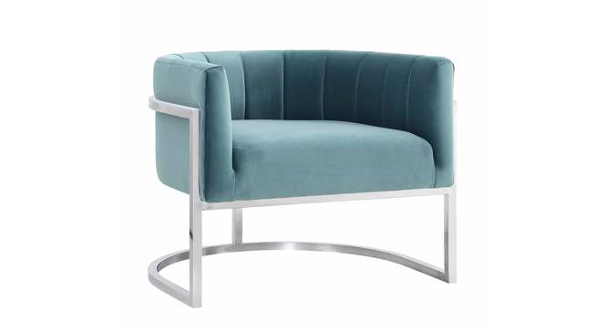 Sasheen Lounge Chair (Blue) by Urban Ladder - Cross View Design 1 - 449382