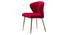Mischa Lounge Chair (Red) by Urban Ladder - Front View Design 1 - 449391