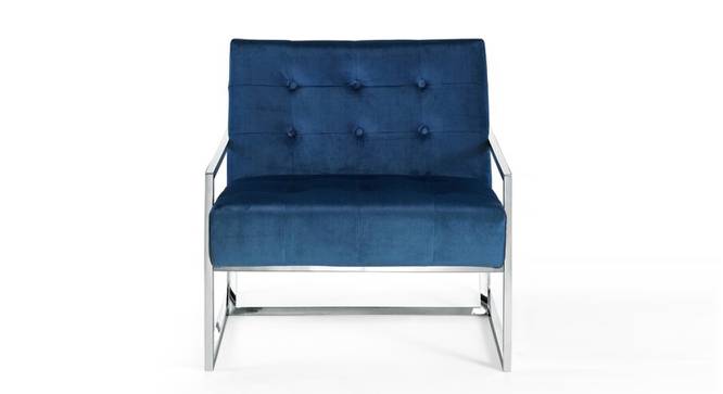 Taina Lounge Chair (Blue) by Urban Ladder - Front View Design 1 - 449398