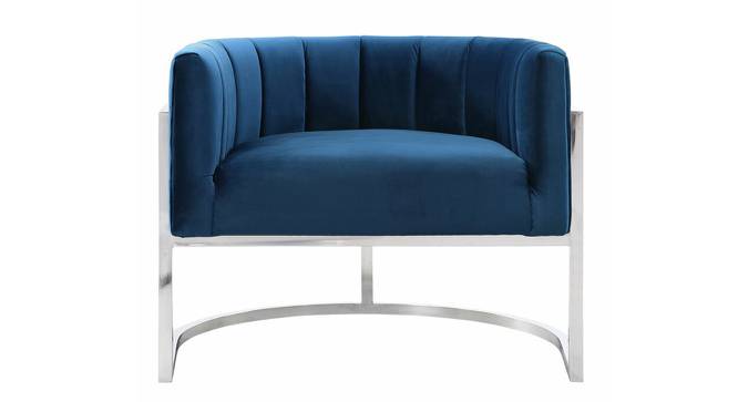 Sasheen Lounge Chair (Blue) by Urban Ladder - Front View Design 1 - 449401