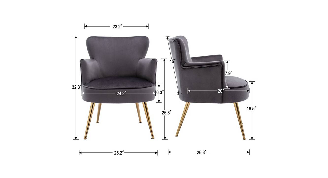Jelena lounge chair grey 6