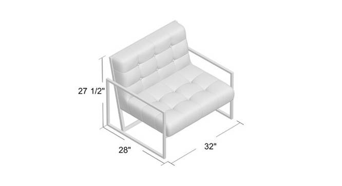Taina Lounge Chair (Green) by Urban Ladder - Design 1 Dimension - 449436