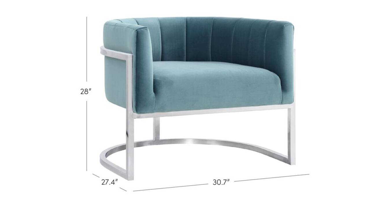 Sasheen lounge chair sky blue 6
