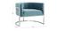 Sasheen Lounge Chair (Blue) by Urban Ladder - Design 1 Dimension - 449439