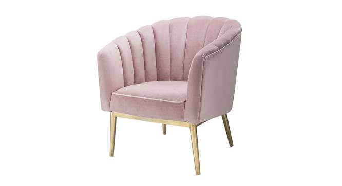 Tatia Lounge Chair (Pink) by Urban Ladder - Cross View Design 1 - 449471