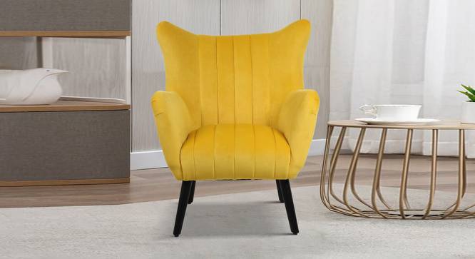 Tarnya Lounge (Yellow) by Urban Ladder - Front View Design 1 - 449473