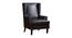 Yeva Lounge Chair (Black) by Urban Ladder - Design 1 Side View - 449497