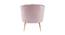 Tatia Lounge Chair (Pink) by Urban Ladder - Rear View Design 1 - 449511