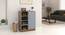 Jenner 8 Pair Shoe Cabinet (Warm Walnut Finish) by Urban Ladder - Design 1 Full View - 450039