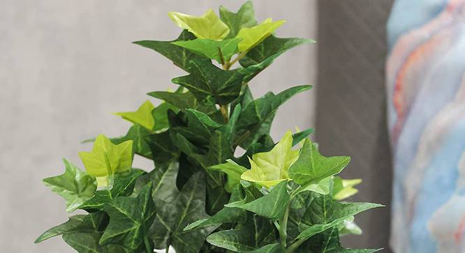 Joshua Artificial Bonsai with Pot (Green) by Urban Ladder - Front View Design 1 - 454152
