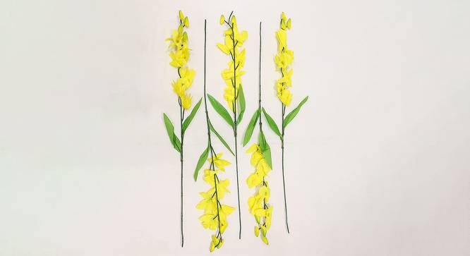 John Artificial Flower (Yellow) by Urban Ladder - Cross View Design 1 - 454203