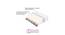Usha Shriram Premio 5 Zone Pure Organic Cotton 6 Inch Latex Foam Mattress L :72 (White, Queen Mattress Type, 6 in Mattress Thickness (in Inches), 72 x 70 in Mattress Size) by Urban Ladder - Design 1 Close View - 455006