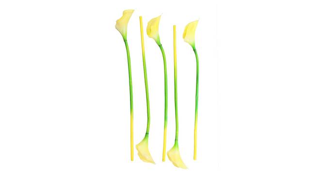 Lamina Artificial Flower (Yellow) by Urban Ladder - Front View Design 1 - 455305