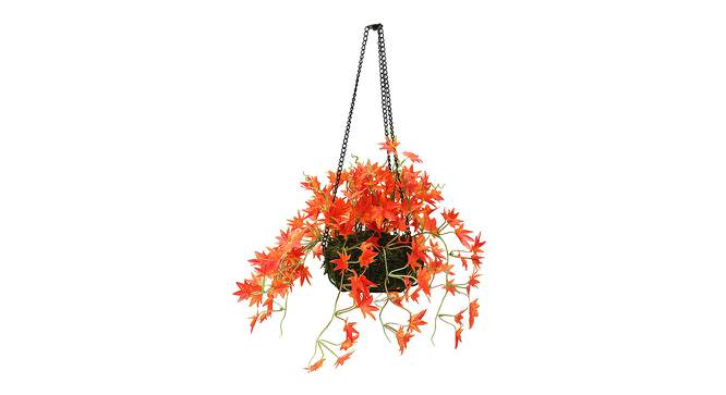 Mike Artificial Plant with Pot (Orange) by Urban Ladder - Front View Design 1 - 455312