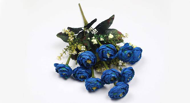 Tuireann Artificial Flower (Blue) by Urban Ladder - Cross View Design 1 - 457950