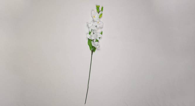 Shawn Artificial Flower (White) by Urban Ladder - Design 1 Side View - 457974