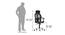 Paityn Executive Chair (Black) by Urban Ladder - Dimension Design 1 - 