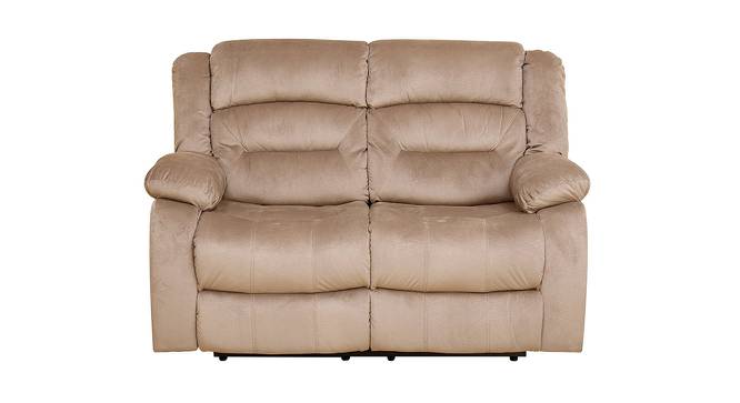 Lauren Recliner - Electric (Brown, Two Seater) by Urban Ladder - Front View Design 1 - 461110