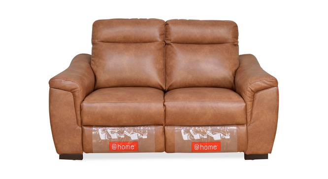 Mya Recliner - Electric (Two Seater, Tan Brown) by Urban Ladder - Front View Design 1 - 461113