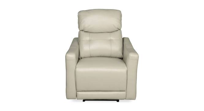 Kailani Recliner - Electric (Ivory, One Seater) by Urban Ladder - Front View Design 1 - 461116