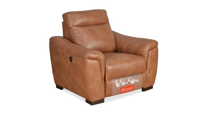 Mya Recliner - Electric (Tan Brown, One Seater) by Urban Ladder - Cross View Design 1 - 461122