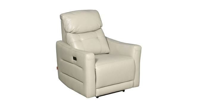 Kailani Recliner - Electric (Ivory, One Seater) by Urban Ladder - Cross View Design 1 - 461126