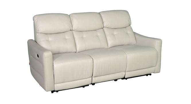 Kailani Recliner - Electric (Ivory, Three Seater) by Urban Ladder - Cross View Design 1 - 461127