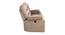 Lauren Recliner - Electric (Brown, Two Seater) by Urban Ladder - Design 1 Side View - 461130