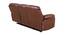 Lia Recliner - Electric (Caramel, Three Seater) by Urban Ladder - Rear View Design 1 - 461146