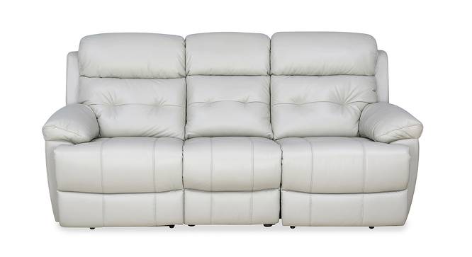 Paige Recliner - Electric (Grey, Three Seater) by Urban Ladder - Front View Design 1 - 461192