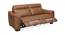 Mya Recliner - Electric (Tan Brown, Three Seater) by Urban Ladder - Rear View Design 1 - 461218