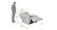 Paige Recliner - Electric (Grey, One Seater) by Urban Ladder - Design 1 Dimension - 461253