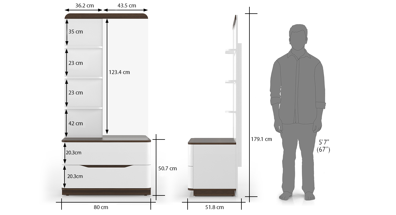 Baltoro high gloss dresser dimension 13 new