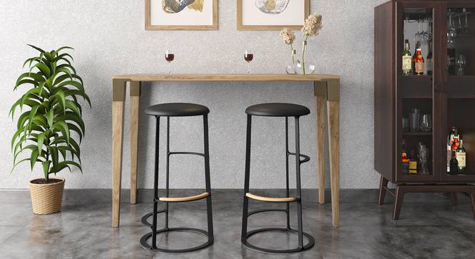 Samantha Bar Stool (Black) by Urban Ladder - Full View Design 1 - 464397