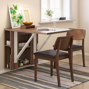 All 2 & 3 Seater Dining Table Sets Design Berkley Wallmounted Breakfast/Dining Table (Classic Walnut Finish)
