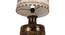 Oakum Table Lamp (Cotton Shade Material, Printed Shade Colour, Walnut) by Urban Ladder - Cross View Design 1 - 464445