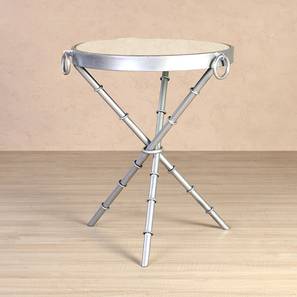 claymint Bellmore Metal Side Table in Silver Silver Finish-picture-20