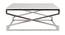 Enzio Coffee Table (Chrome, Shinny Finish) by Urban Ladder - Front View Design 1 - 464513