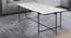 Cosimo Coffee Table (Black, White Finish) by Urban Ladder - Front View Design 1 - 464514