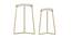 Barstow Nesting Side Table - Set of 2 (Golden, Golden Finish) by Urban Ladder - Cross View Design 1 - 464517